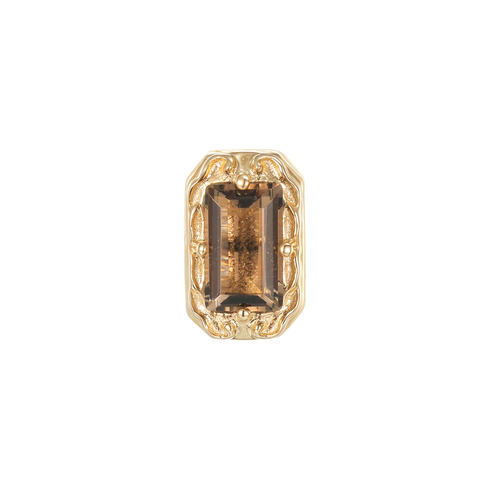 Versailles- Smoky quartz - Threadless End