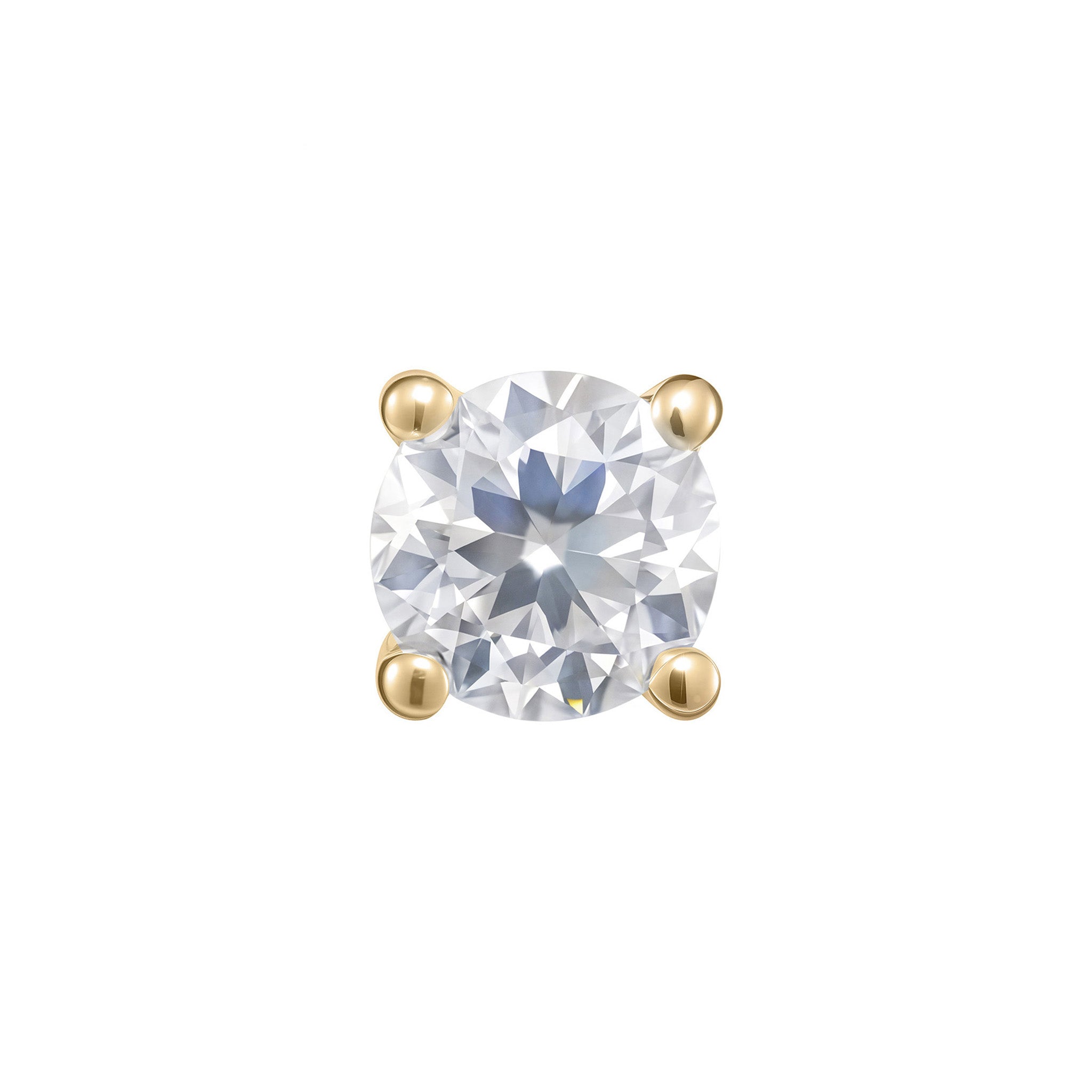 Genuine Moissanite Prong