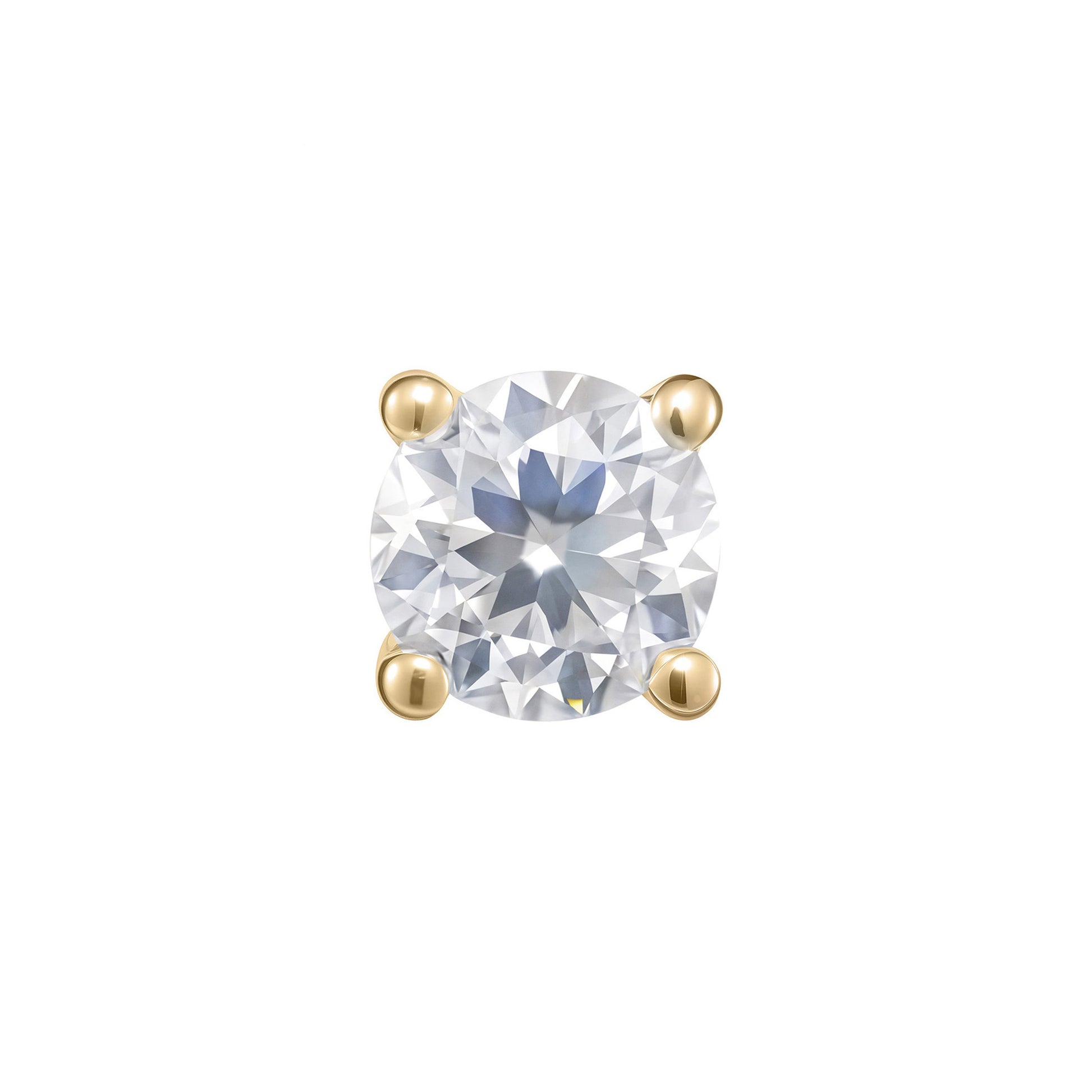Genuine Moissanite Prong